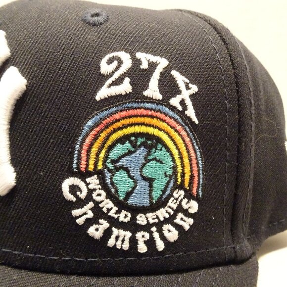 New York Yankees MLB 27X World Champion Embroidered New Era 59Fifty Fitted 7 1/4 - Picture 3 of 7